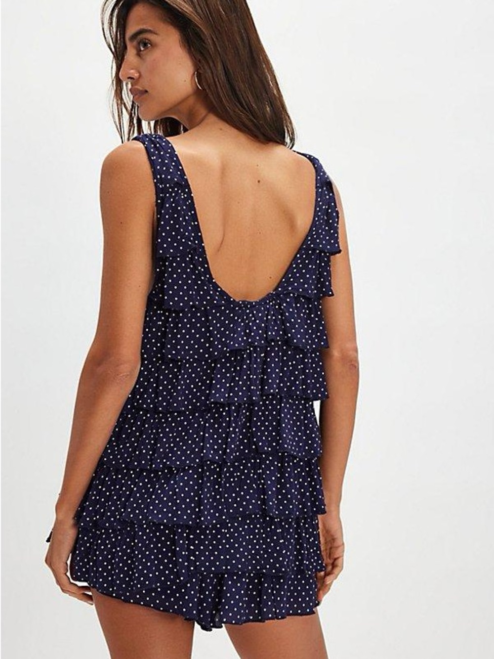 Free People Ruffle Me Up Set In Blue - Picture 5 of 5